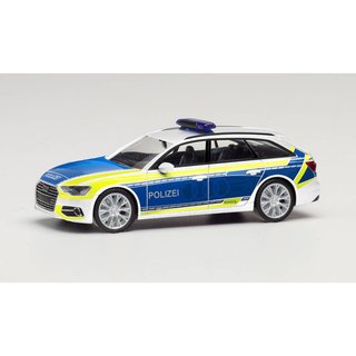 *Herpa 096058 Audi A6 Avant Polizei Vorfhrfahrzeug  Mastab 1:87