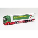 *Herpa 313438 Iveco S-Way Gardinenplanen-Sattelzug, Wandt...