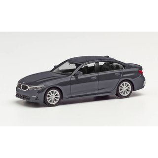 Herpa 430791-002 BMW 3er Limousine, mineralgrau metallic  Mastab 1:87