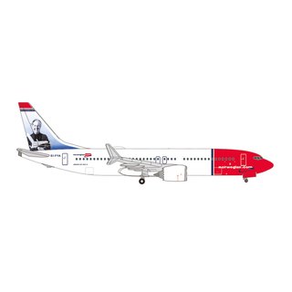 Herpa 535229 Boeing B737 Max 8, Norwegian Air Shuttle  Mastab 1:500