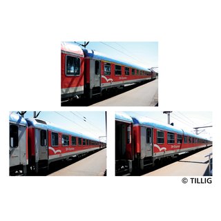 Tillig 01044 Reisezugwagenset, Schleslwig-Holstein-Express, DB AG, Ep.V  Spur TT