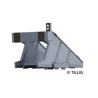 Tillig 85511 Bausatz vier Prellbcke, grau, fr Elite-Gleissystem  Spur H0