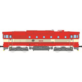Kuehn/TT-KS 33360 Diesellok Rh 753 (ex. T478.3), rot/elfenbein, CD, Ep. V  Spur TT