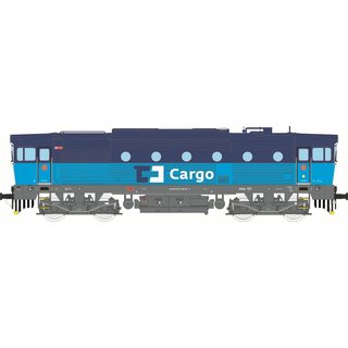 Kuehn/TT-KS 33364 Diesellok Rh 750 (ex. T478.3), blau, CD Cargo, Ep. V  Spur TT