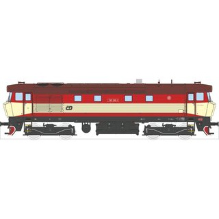 Kuehn/TT-KS 33422 Diesellok Rh 749 (ex. T478.1),rot/beige, CD, Ep. V  Spur TT