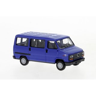 Brekina 34903 Alfa Romeo AR 6 Bus, blau, 1985 Mastab: 1:87