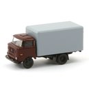 Hdl 121052-06  IFA W50 mit Normalkoffer, rot Spur TT
