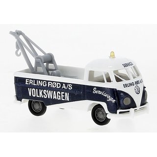 Brekina 32979 VW T1b Abschleppwagen, 1960, Erling Rod (NO) Mastab: 1:87