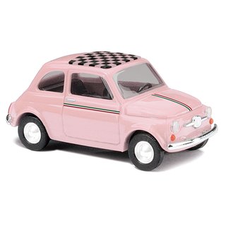 Busch 48733 Fiat 500, Pretty in pink, 1965  Mastab 1:87