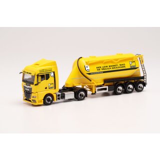 Herpa 314534 MAN TGX GM Eutersilo-Sattelzug, Melmer / Friends on the Road  Maßstab 1:87