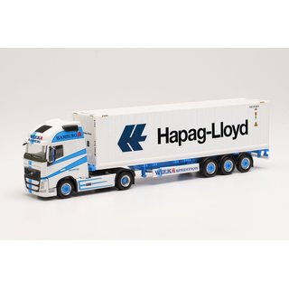 *Herpa 314848 Volvo FH Gl. XL Container-Sattelzug, Wiek/Hapag Lloyd  Mastab 1:87