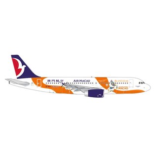 Herpa 536042 Airbus A320 Air Macau, Cicade de Macau  Mastab 1:500