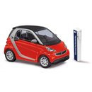 Busch 46226 Smart Fortwo Coupe electric drive, rot, 2012...