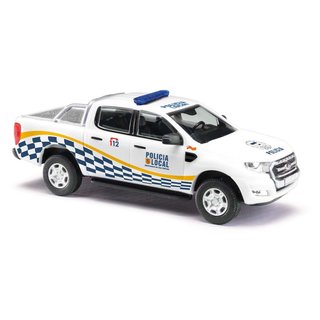 Busch 52828 Ford Ranger mit Abdeckung, Policia Local Mallorca, 2016  Mastab 1:87