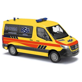 Busch 53457Mercedes Benz Sprinter kurz, ASG Ambulanz Hamburg, 2018  Mastab 1:87