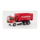 Herpa 310963 MAN F8 Abrollcontainer-LKW, FW  Maßstab 1:87