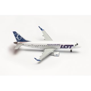 Herpa 536318 Embraer E170 LOT Polish Airlines  Mastab 1:500
