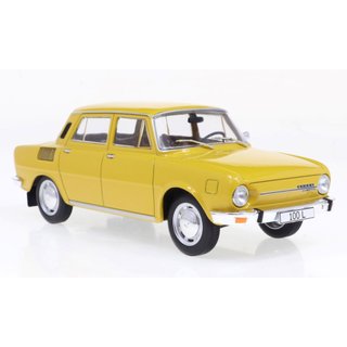 WhiteBox WB124139  Skoda 100L, gelb, 1974   Mastab: 1:24