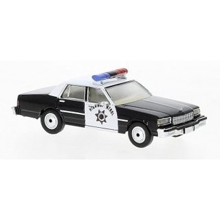 Brekina 19703 Chevrolet Caprice, 1987, California Highway Patrol Mastab: 1:87