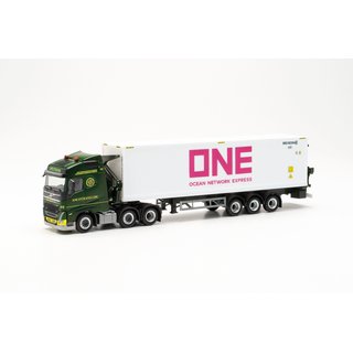 Herpa 315531 Volvo FH Gl. 20 6x2 Container-Seitenlader, Ancotrans  Mastab 1:87