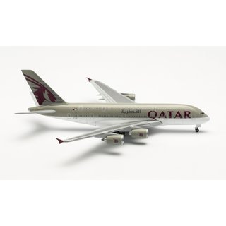 Herpa 528702-001 Airbus A380 Qatar Airways  Mastab 1:500