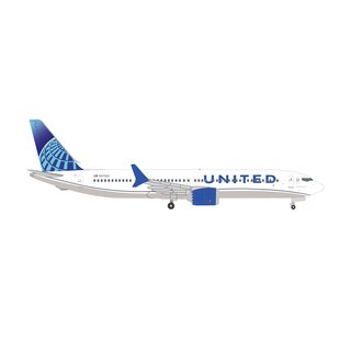 Herpa 536691 Boeing 737 Max 9 United Airlines  Mastab 1:500