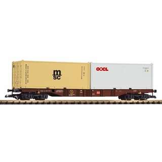 Piko 37754 Spur G-Containertragwagen mit 2 Containern 20`, DB AG, Ep. VI