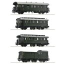 *Roco 74014 4-tlg. Set: Personenzug, DB, Ep. III  Spur H0