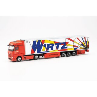 Herpa 315593 MB Actros BS 15m Kühlkoffer-Sattelzug, Wirtz Popart  Maßstab 1:87