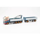 Herpa 316026 Scania CR HD Pritschen-Hängerzug mit...