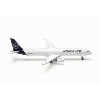 Herpa 536660 Airbus A321P2F Lufthansa Cargo  Mastab 1:500