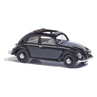 Busch 52942 VW Kfer Brezelfenster, schwarz, mit Faltdach, 1952  Mastab 1:87