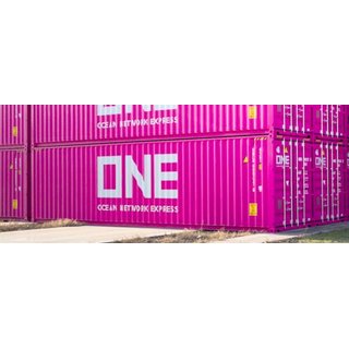 Lemke K23580A Container 40ft High Cube Container ONE Magenta 2 Stck Spur N