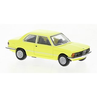 Brekina 24302 BMW 323i, hellgelb, 1975, Mastab: 1:87