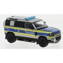 Brekina PCX870619 Land Rover Defender 110, Polizei Hessen...