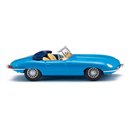 Wiking 081707 Jaguar E-Type Roadster - blau  Mastab 1:87
