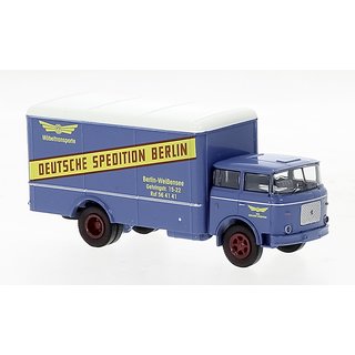 Brekina 71854 LIAZ 706 Koffer, 1970, VEB Deutsche Spedition Mbeltransporte Mastab: 1:87