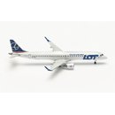 Herpa 536325-001 Embraer E195, LOT Polish Airlines...