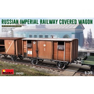 MiniArt 550039002 Mastab: 1:35 WWI Waggon Rus. Kaiserl. Eisenbahn