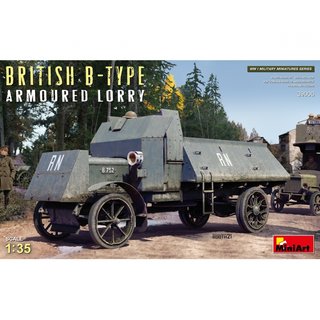 MiniArt 550039006 Mastab: 1:35 Brit. WWI LKW B-Typ gepanzert