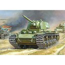 Zvezda 926190 1/100  Panzer KV-1W/F-32 KANONE, Snap Kit