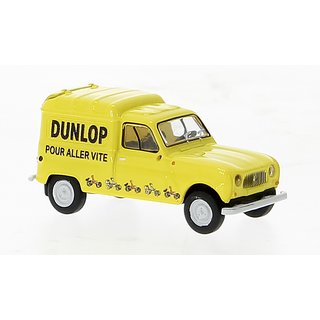 Brekina 14761 Renault R4 Fourgonnette, Dunlop,1960 (F) Mastab: 1:87