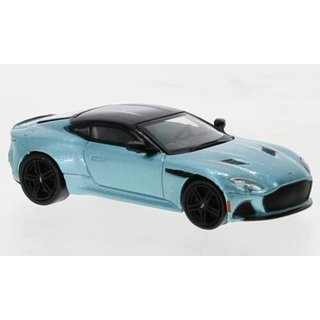 Brekina PCX870676 Aston Martin DBS Superleggera, metallic hellblau, 2019 Mastab: 1:87