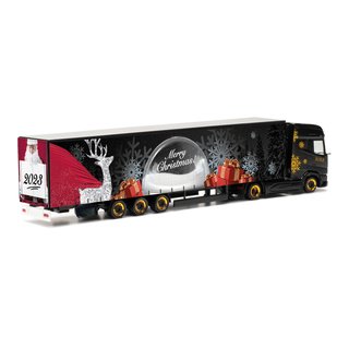 Herpa 316392 DAF XG+ 15 Meter Lowliner-Sattelzug, Herpa Weihnachtsmodell 2023  Mastab 1:87