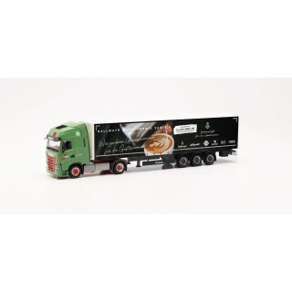 *Herpa 316910 Iveco S-Way Gardinenplanen-Sattelzug, Wandt/Dallmayr  Maßstab 1:87