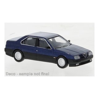 Brekina PCX870435 Alfa Romeo 164 , metallic dunkelblau, 1987 Mastab: 1:87