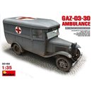 MiniArt 550035160 Mastab: 1:35 GAZ-03-30 Krankenwagen 2achs
