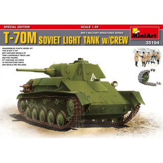 MiniArt 550035194 Mastab: 1:35 Sov. T-70M Leicht Panzer (5) Sp.Ed.