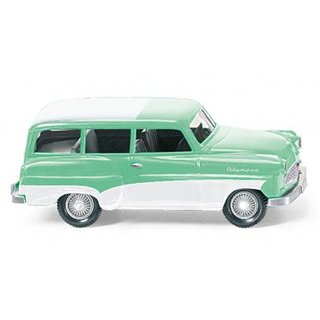 Wiking 085006 Opel Caravan 1956 - mintgrn mit weiem Dach Mastab: 1:87