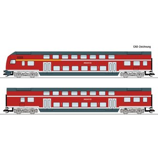 Roco 6280008 2-tlg. Set 1: Doppelstockwagen, DB AG, Ep.VI  Spur TT
